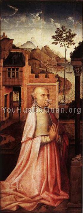 Annunciation Triptych-left - 罗吉尔·凡·德·韦登